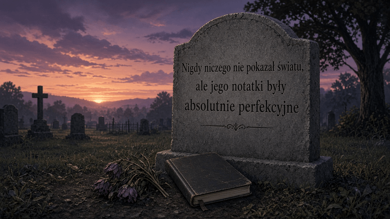 Najlepsza praca to ta, którą ktoś może użyć, a nie ta, która idealnie leży w szufladzie.